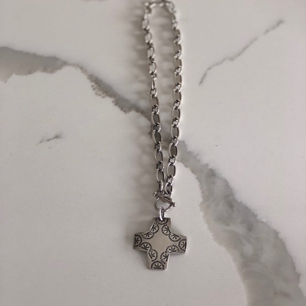 Silpada Sterling Silver cross necklace